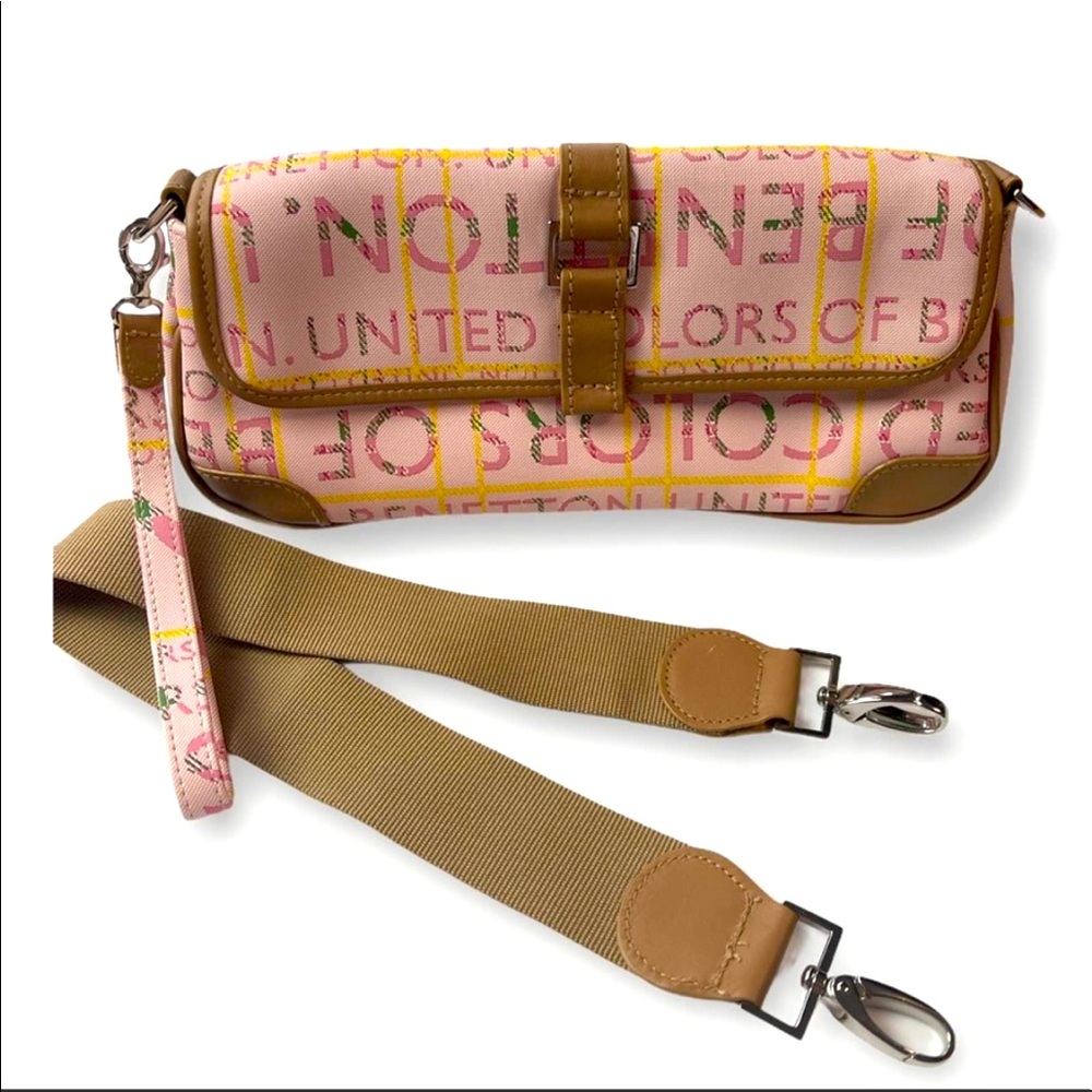 Benetton purse with mirror.
